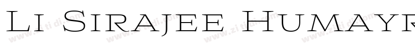 Li Sirajee Humayra字体转换